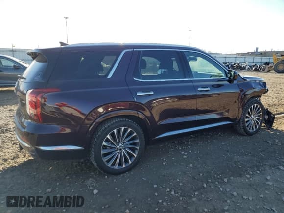 ✅ 2023 Hyundai Palisade Calligraphy • VIN: KM8R7DGE9PU514309 • Лот: 83389694. Опубликован ранее на Copart с пробегом 48 264 миль. Бесплатный доступ к архиву аукционных продаж из США и подробный отчёт об истории автомобиля на DreamBid. Изображение 3.