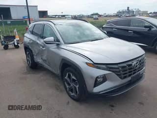 2024 Hyundai Tucson Limited with VIN KM8JECD18RU148716, listed as a IAAI auction lot 43252118 with 13,853 mi miles and . Bid and sale history available at DreamBid. Image 1.