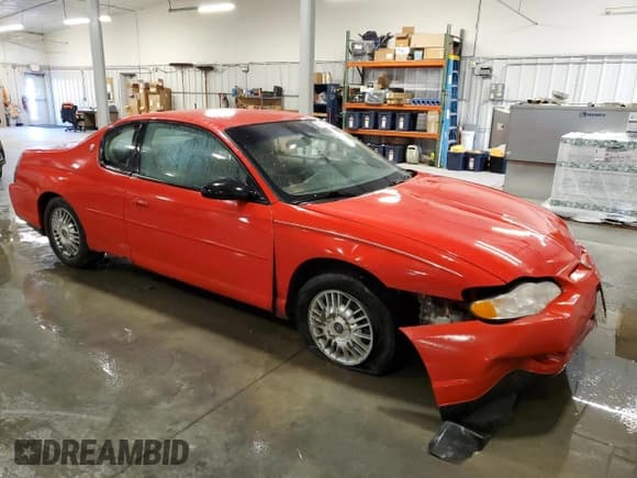 ✅ 2001 Chevrolet Monte Carlo LS • VIN: 2G1WW12E319246225 • Lot: 86085995. Listed on Copart with Not provided. Free auction sales archive from the USA and detailed vehicle history report at DreamBid. Image 4.
