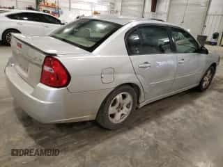 2005 Chevrolet Malibu LT with VIN 1G1ZU54825F100218, listed as a Copart auction lot 80264734 with 156,471 mi miles and Salvage title. Bid and sale history available at DreamBid. Image 3.