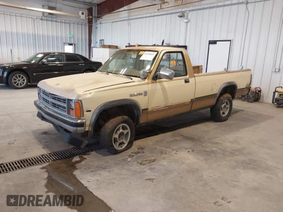 ✅ 1987 Dodge Dakota • VIN: 1B7GR14M4HS512318 • Lot: 43295833. Wystawiony na IAAI z przebiegiem 185 450 mil. Bezpłatny archiwum sprzedaży aukcyjnych z USA i szczegółowy raport historii pojazdu na DreamBid. Zdjęcie 2.