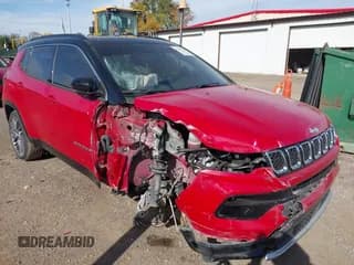 ✅ 2023 Jeep Compass (RED) Edition • VIN: 3C4NJDCN2PT554624 • Lot: 43604708. Listed on IAAI with 36,492 mi. Free auction sales archive from the USA and detailed vehicle history report at DreamBid. Image 1.