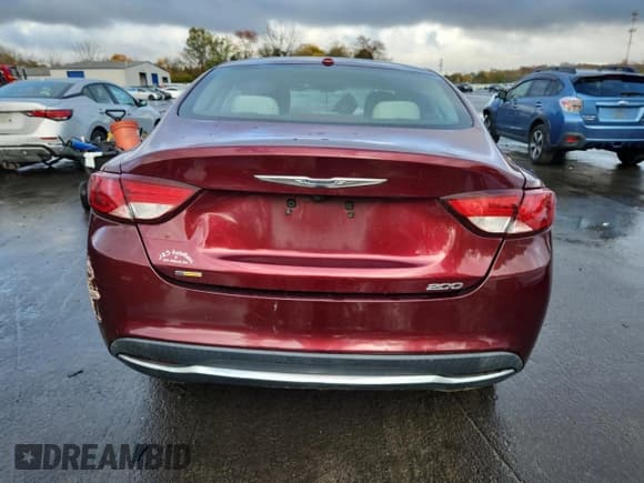 ✅ 2015 Chrysler 200 Limited • VIN: 1C3CCCAB1FN743577 • Lot: 90663775. Listed on Copart with Not provided. Free auction sales archive from the USA and detailed vehicle history report at DreamBid. Image 6.