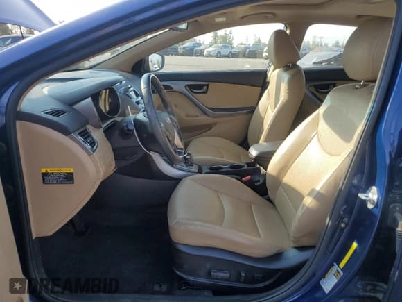 ✅ 2013 Hyundai Elantra Limited • VIN: KMHDH4AE4DU707060 • Lot: 65143745. Listed on Copart with 96,025 mi. Free auction sales archive from the USA and detailed vehicle history report at DreamBid. Image 7.