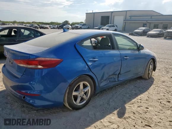 ✅ 2017 Hyundai Elantra SE • VIN: 5NPD74LFXHH151561 • Lot: 85368025. Listed on Copart with Not provided. Free auction sales archive from the USA and detailed vehicle history report at DreamBid. Image 3.