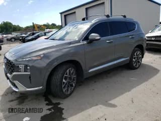 ✅ 2022 Hyundai Santa Fe Calligraphy • VIN: 5NMS5DALXNH445458 • Лот: 63196245. Опубликован ранее на Copart с пробегом 43 040 миль. Бесплатный доступ к архиву аукционных продаж из США и подробный отчёт об истории автомобиля на DreamBid. Изображение 1.