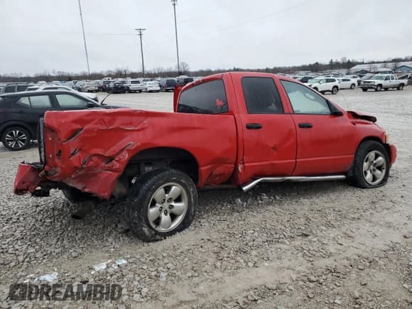 ✅ 2004 Dodge 1500 SLT • VIN: 1D7HA18D94S610301 • Лот: 85014264. Опубликован ранее на Copart с пробегом Не указан. Бесплатный доступ к архиву аукционных продаж из США и подробный отчёт об истории автомобиля на DreamBid. Изображение 3.