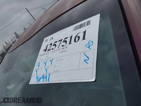 ✅ 2016 Kia Sedona EX • VIN: KNDMC5C1XG6126089 • Lot: 42575161. Listed on IAAI with 96,997 mi. Free auction sales archive from the USA and detailed vehicle history report at DreamBid. Image 17.