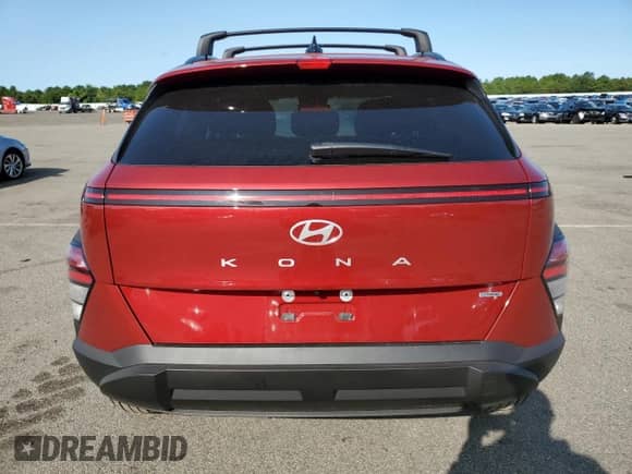 2024 Hyundai Kona SEL with VIN KM8HBCAB5RU087197, listed as a Copart auction lot 68521834 with 6,357 mi miles and Salvage title. Bid and sale history available at DreamBid. Image 6.