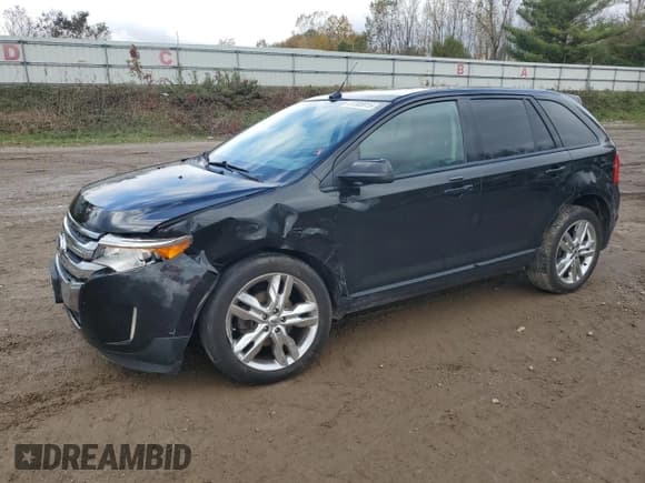 ✅ 2014 Ford Edge SEL • VIN: 2FMDK4JC4EBA92243 • Lot: 87385915. Listed on Copart with 131,110 mi. Free auction sales archive from the USA and detailed vehicle history report at DreamBid. Image 1.