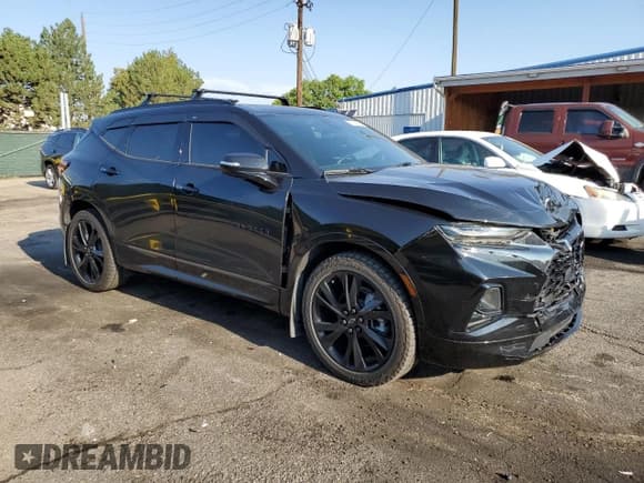 ✅ 2022 Chevrolet Blazer RS • VIN: 3GNKBKRS4NS114822 • Lot: 71258955. Listed on Copart with 37,125 mi. Free auction sales archive from the USA and detailed vehicle history report at DreamBid. Image 4.