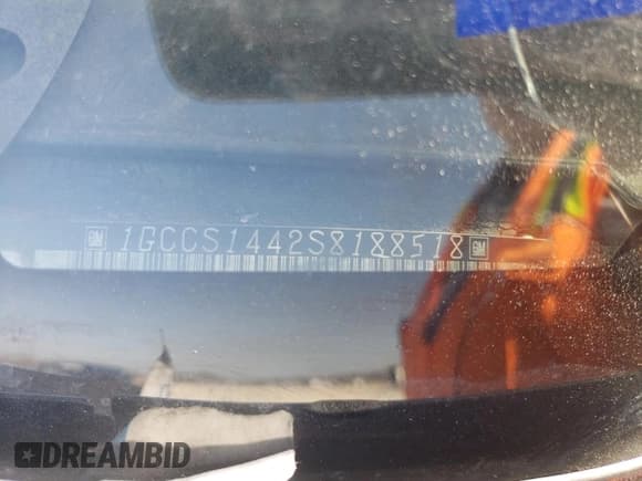 ✅ 1995 Chevrolet S-10 • VIN: 1GCCS1442S8188518 • Лот: 48073145. Опубликован ранее на Copart с пробегом 466 840 миль. Бесплатный доступ к архиву аукционных продаж из США и подробный отчёт об истории автомобиля на DreamBid. Изображение 12.