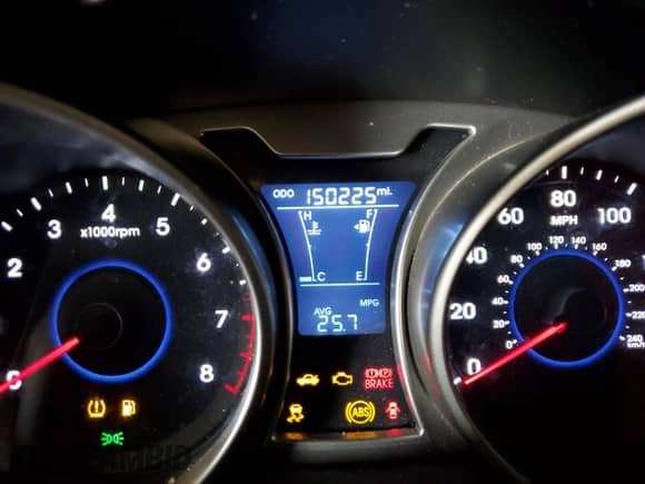 2014 Hyundai Veloster z VIN KMHTC6AD2EU208868, wystawiony jako Copart lot #65717864 z przebiegiem 150 225 mil mil oraz Szkoda całkowita • Salvage title. Historia ofert i sprzedaży dostępna na DreamBid. Obrazek 9.