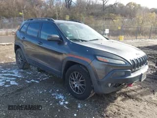 ✅ 2014 Jeep Cherokee Trailhawk • VIN: 1C4PJMBSXEW173028 • Lot: 43656983. Wystawiony na IAAI z przebiegiem 162 681 mil. Bezpłatny archiwum sprzedaży aukcyjnych z USA i szczegółowy raport historii pojazdu na DreamBid. Zdjęcie 1.