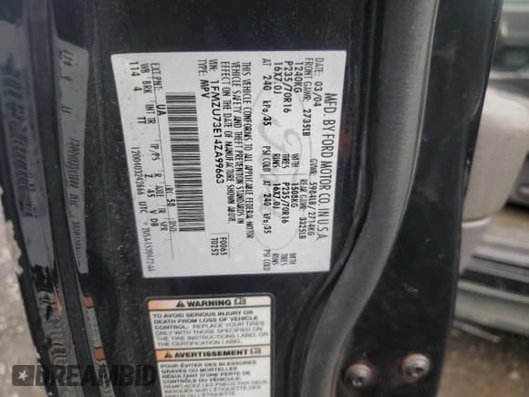 ✅ 2004 Ford Explorer XLT • VIN: 1FMZU73E14ZA99663 • Лот: 91351785. Опубликован ранее на Copart с пробегом 228 958 миль. Бесплатный доступ к архиву аукционных продаж из США и подробный отчёт об истории автомобиля на DreamBid. Изображение 13.