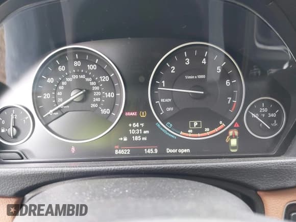 ✅ 2014 BMW 3 Series 328i xDrive • VIN: WBA3B3G55ENR84666 • Lot: 43186749. Listed on IAAI with 84,622 mi. Free auction sales archive from the USA and detailed vehicle history report at DreamBid. Image 7.