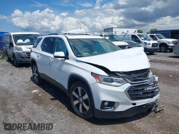 ✅ 2018 Chevrolet Traverse LT • VIN: 1GNEVHKW4JJ248956 • Lot: 39560365. Wystawiony na IAAI z przebiegiem 98 241 mil. Bezpłatny archiwum sprzedaży aukcyjnych z USA i szczegółowy raport historii pojazdu na DreamBid. Zdjęcie 1.