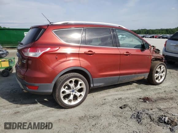✅ 2015 Ford Escape Titanium • VIN: 1FMCU0J93FUA66179 • Lot: 57295035. Listed on Copart with 82,889 mi. Free auction sales archive from the USA and detailed vehicle history report at DreamBid. Image 3.
