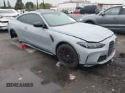 ✅ 2025 BMW M4 Competition • VIN: WBS23HK01SCS82865 • Lot: 41796960. Listed on IAAI with 6,808 mi. Free auction sales archive from the USA and detailed vehicle history report at DreamBid. Image 1.