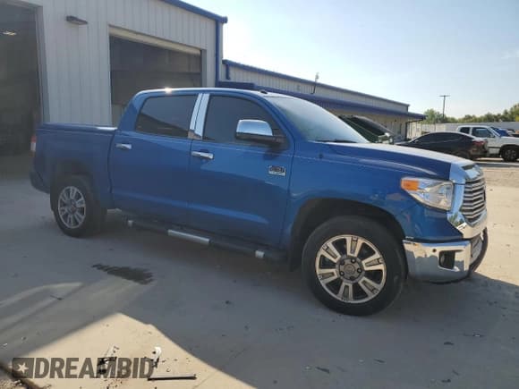 ✅ 2017 Toyota Tundra Platinum • VIN: 5TFAW5F11HX661099 • Lot: 81077935. Listed on Copart with 80,333 mi. Free auction sales archive from the USA and detailed vehicle history report at DreamBid. Image 4.