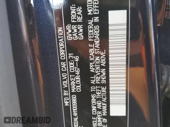 ✅ 2017 Volvo S90 • VIN: YV1102AL4H1009860 • Lot: 89000805. Wystawiony na Copart z przebiegiem 64 904 mil. Bezpłatny archiwum sprzedaży aukcyjnych z USA i szczegółowy raport historii pojazdu na DreamBid. Zdjęcie 12.