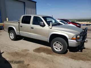 2002 Dodge Dakota SLT z VIN 1B7HG48NX2S536791, wystawiony jako Copart lot #60896504 z przebiegiem 178 827 mil mil oraz Szkoda całkowita • Salvage title. Historia ofert i sprzedaży dostępna na DreamBid. Obrazek 4.