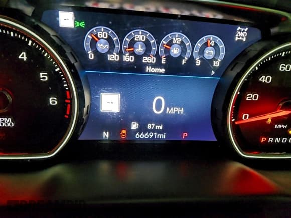 ✅ 2019 Chevrolet Silverado 1500 High Country • VIN: 3GCUYHEL2KG174808 • Lot: 96144285. Wystawiony na Copart z przebiegiem 66 691 mil. Bezpłatny archiwum sprzedaży aukcyjnych z USA i szczegółowy raport historii pojazdu na DreamBid. Zdjęcie 9.