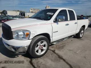 2008 Dodge 1500 SLT with VIN 1D7HA18N78S581928, listed as a Copart auction lot 82073795 with 216,528 mi miles and Salvage title. Bid and sale history available at DreamBid. Image 1.