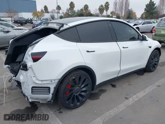 ✅ 2022 Tesla Model Y Performance • VIN: 7SAYGDEFXNF484838 • Lot: 41392095. Wystawiony na IAAI z przebiegiem 8 728 mil. Bezpłatny archiwum sprzedaży aukcyjnych z USA i szczegółowy raport historii pojazdu na DreamBid. Zdjęcie 4.