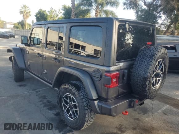 ✅ 2025 Jeep Wrangler Rubicon • VIN: 1C4PJXFN4SW664096 • Lot: 90347265. Listed on Copart with 994 mi. Free auction sales archive from the USA and detailed vehicle history report at DreamBid. Image 2.
