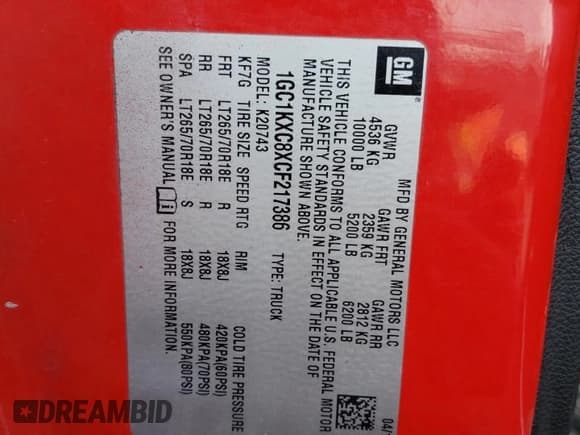 ✅ 2012 Chevrolet Silverado 2500HD LT • VIN: 1GC1KXC8XCF217386 • Lot: 52601825. Wystawiony na Copart z przebiegiem 333 326 mil. Bezpłatny archiwum sprzedaży aukcyjnych z USA i szczegółowy raport historii pojazdu na DreamBid. Zdjęcie 12.