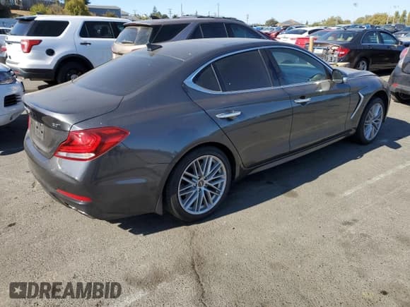 ✅ 2021 Genesis G70 2.0T • VIN: KMTG34LA4MU077004 • Lot: 71836194. Listed on Copart with 51,624 mi. Free auction sales archive from the USA and detailed vehicle history report at DreamBid. Image 3.