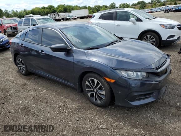 ✅ 2016 Honda Civic LX • VIN: 19XFC2F58GE024676 • Lot: 70344345. Listed on Copart with Not provided. Free auction sales archive from the USA and detailed vehicle history report at DreamBid. Image 4.