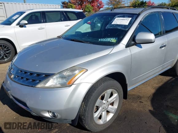 ✅ 2007 Nissan Murano SL • VIN: JN8AZ08W57W653535 • Лот: 43590692. Опубликован ранее на IAAI с пробегом 168 651 миль. Бесплатный доступ к архиву аукционных продаж из США и подробный отчёт об истории автомобиля на DreamBid. Изображение 2.