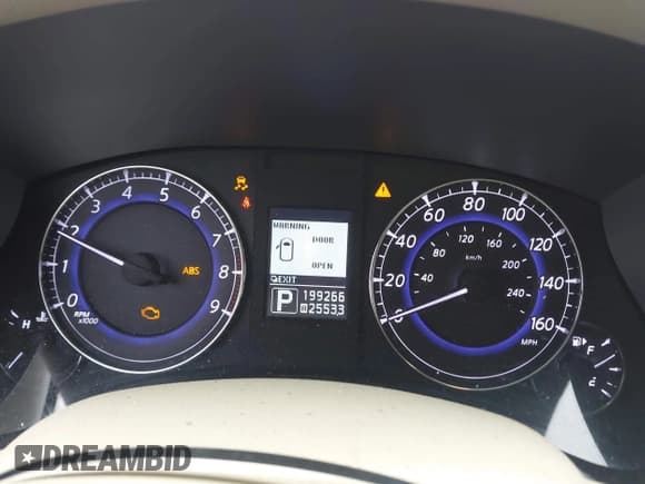 ✅ 2011 Infiniti EX Journey • VIN: JN1AJ0HP0BM800654 • Lot: 42198660. Listed on IAAI with 199,266 mi. Free auction sales archive from the USA and detailed vehicle history report at DreamBid. Image 7.