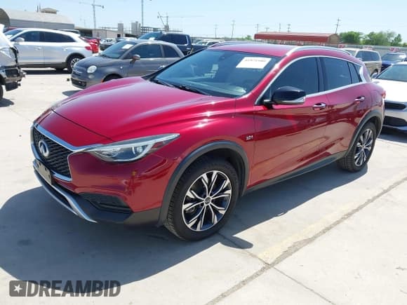 ✅ 2018 Infiniti QX30 Essential • VIN: SJKCH5CR7JA052036 • Lot: 41971980. Listed on IAAI with 84,817 mi. Free auction sales archive from the USA and detailed vehicle history report at DreamBid. Image 2.