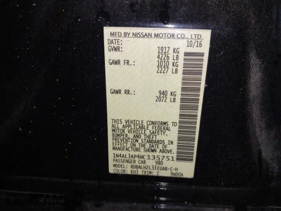 ✅ 2017 Nissan Altima S • VIN: 1N4AL3AP4HC135751 • Лот: 43633636. Опубликован ранее на IAAI с пробегом 231 856 миль. Бесплатный доступ к архиву аукционных продаж из США и подробный отчёт об истории автомобиля на DreamBid. Изображение 9.