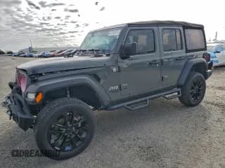 ✅ 2020 Jeep Wrangler Unlimited Sport • VIN: 1C4HJXDG1LW167582 • Lot: 92165515. Listed on Copart with 57,146 mi. Free auction sales archive from the USA and detailed vehicle history report at DreamBid. Image 1.