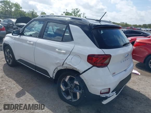 ✅ 2023 Hyundai Venue Limited • VIN: KMHRC8A33PU234766 • Lot: 41954355. Listed on IAAI with 33,580 mi. Free auction sales archive from the USA and detailed vehicle history report at DreamBid. Image 3.