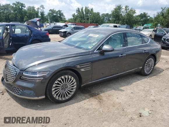 ✅ 2023 Genesis G80 • VIN: KMTGE4S10PU007189 • Лот: 63295885. Опубликован ранее на Copart с пробегом 20 065 миль. Бесплатный доступ к архиву аукционных продаж из США и подробный отчёт об истории автомобиля на DreamBid. Изображение 1.