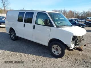 ✅ 2014 Chevrolet Express Cargo • VIN: 1GCWGFCA1E1199090 • Lot: 43760067. Listed on IAAI with Not provided. Free auction sales archive from the USA and detailed vehicle history report at DreamBid. Image 1.
