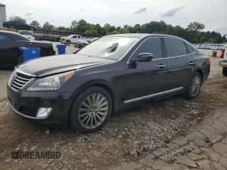 2015 Hyundai Equus Signature с VIN KMHGH4JH6FU092960, выставлен на аукционе Copart как лот 58793325 с пробегом 59 875 миль миль и Списание • Salvage title. История ставок и продаж доступна на DreamBid. Изображение 1.