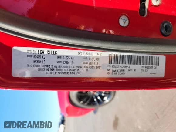 2016 Dodge Challenger R/T Scat Pack z VIN 2C3CDZFJ4GH300754, wystawiony jako Copart lot #91126765 z przebiegiem 91 741 mil mil oraz Czysty tytuł • Clean title. Historia ofert i sprzedaży dostępna na DreamBid. Obrazek 12.