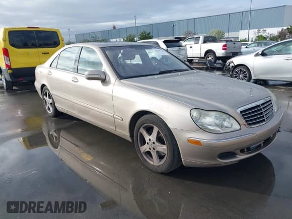 ✅ 2004 Mercedes-Benz S 430 • VIN: WDBNG70J24A386616 • Lot: 41867258. Listed on IAAI with 186,620 mi. Free auction sales archive from the USA and detailed vehicle history report at DreamBid. Image 1.
