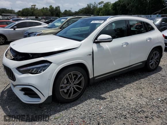 ✅ 2025 Mercedes-Benz GLA 35 AMG • VIN: W1N4N5BB3SJ637890 • Лот: 64717385. Опубликован ранее на Copart с пробегом 1 941 миль. Бесплатный доступ к архиву аукционных продаж из США и подробный отчёт об истории автомобиля на DreamBid. Изображение 1.