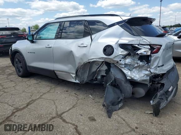2021 Chevrolet Blazer LT with VIN 3GNKBCRS8MS537004, listed as a Copart auction lot 63336304 with 35,068 mi miles and Non repairable. Bid and sale history available at DreamBid. Image 2.