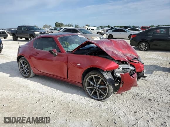 ✅ 2021 Mazda MX-5 Miata Grand Touring • VIN: JM1NDAM77M0456106 • Lot: 49193633. Wystawiony na Copart z przebiegiem 24 175 mil. Bezpłatny archiwum sprzedaży aukcyjnych z USA i szczegółowy raport historii pojazdu na DreamBid. Zdjęcie 4.