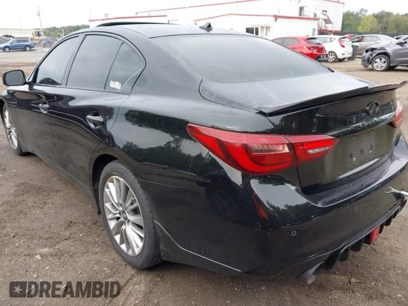 ✅ 2021 Infiniti Q50 Luxe • VIN: JN1EV7BRXMM754620 • Lot: 43331294. Listed on IAAI with 51,652 mi. Free auction sales archive from the USA and detailed vehicle history report at DreamBid. Image 3.