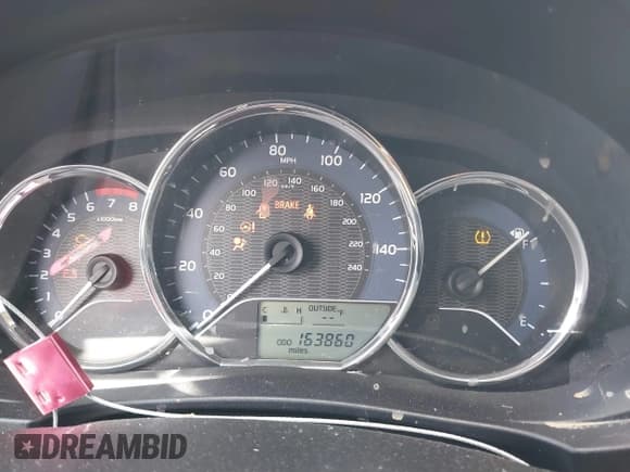 ✅ 2016 Toyota Corolla L • VIN: 2T1BURHE2GC575265 • Lot: 42438427. Listed on IAAI with 163,860 mi. Free auction sales archive from the USA and detailed vehicle history report at DreamBid. Image 7.