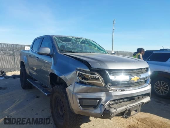 ✅ 2020 Chevrolet Colorado 2WD LT • VIN: 1GCGSCEA1L1111019 • Lot: 43638744. Listed on IAAI with 117,905 mi. Free auction sales archive from the USA and detailed vehicle history report at DreamBid. Image 1.